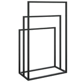 vidaXL Porte-serviettes sur pied Doré 48x24x78,5 cm Fer