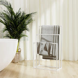 vidaXL Porte-serviettes sur pied Doré 48x24x78,5 cm Fer