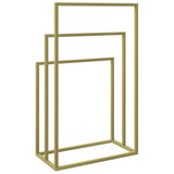 vidaXL Porte-serviettes sur pied Doré 48x24x78,5 cm Fer