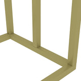 vidaXL Porte-serviettes sur pied Doré 48x24x78,5 cm Fer