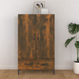 vidaXL Buffet haut noir 70x31x115 cm bois d'ingénierie