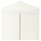 vidaXL Tente de réception pliable avec parois Taupe 2x2 m