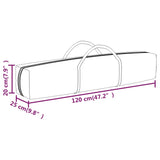 vidaXL Tente de réception pliable avec parois Taupe 2x2 m