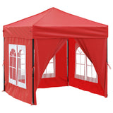 vidaXL Tente de réception pliable avec parois Taupe 2x2 m