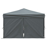 vidaXL Tente de réception pliable avec parois Taupe 2x2 m