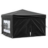 vidaXL Tente de réception pliable avec parois Taupe 2x2 m