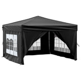 vidaXL Tente de réception pliable avec parois Taupe 2x2 m