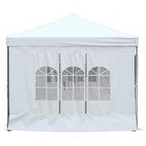 vidaXL Tente de réception pliable avec parois Taupe 2x2 m