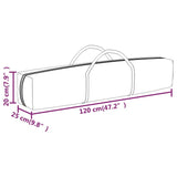 vidaXL Tente de réception pliable avec parois Taupe 2x2 m