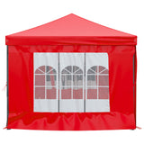 vidaXL Tente de réception pliable avec parois Taupe 2x2 m