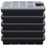 vidaXL Boîtes d'assortiment 5 pcs 40x30x5 cm Polypropylène