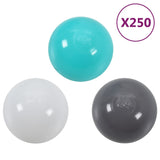 vidaXL Tente de jeu princesse avec 250 balles Rose 133x140 cm