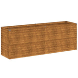 vidaXL Lit surélevé de jardin 196x50x69 cm acier corten