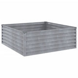 vidaXL Lit surélevé de jardin 100x100x36 cm acier corten