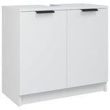 vidaXL Armoire salle de bain Blanc 64,5x33,5x59 cm Bois d'ingénierie