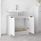 vidaXL Armoire salle de bain Blanc 64,5x33,5x59 cm Bois d'ingénierie