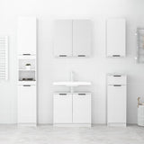 vidaXL Armoire de salle de bain Blanc brillant 64,5x33,5x59 cm