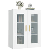 vidaXL Armoire murale suspendue Noir 69,5x34x90 cm
