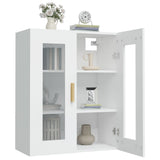 vidaXL Armoire murale suspendue Noir 69,5x34x90 cm