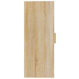 vidaXL Armoire murale suspendue Noir 69,5x34x90 cm