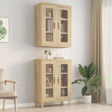 vidaXL Armoire murale suspendue Noir 69,5x34x90 cm