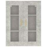 vidaXL Armoire murale suspendue Noir 69,5x34x90 cm