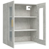 vidaXL Armoire murale suspendue Noir 69,5x34x90 cm
