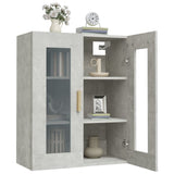 vidaXL Armoire murale suspendue Noir 69,5x34x90 cm