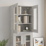 vidaXL Armoire murale suspendue Noir 69,5x34x90 cm