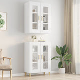 vidaXL Armoire murale suspendue Noir 69,5x34x90 cm