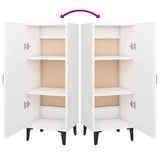 vidaXL Buffet Blanc 34,5x34x90 cm Bois d'ingénierie