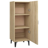 vidaXL Buffet Blanc 34,5x34x90 cm Bois d'ingénierie