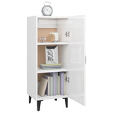 vidaXL Buffet Blanc 34,5x34x90 cm Bois d'ingénierie