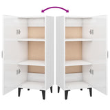 vidaXL Buffet Blanc 34,5x34x90 cm Bois d'ingénierie