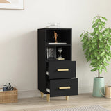 vidaXL Buffet Chêne fumé 34,5x34x90 cm Bois d'ingénierie