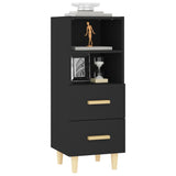 vidaXL Buffet Chêne fumé 34,5x34x90 cm Bois d'ingénierie