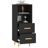 vidaXL Buffet Chêne fumé 34,5x34x90 cm Bois d'ingénierie