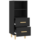 vidaXL Buffet Chêne fumé 34,5x34x90 cm Bois d'ingénierie