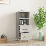 vidaXL Buffet Chêne fumé 34,5x34x90 cm Bois d'ingénierie