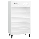 vidaXL Armoire à chaussures Gris béton 60x35x105 cm Bois d'ingénierie