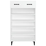 vidaXL Armoire à chaussures Gris béton 60x35x105 cm Bois d'ingénierie