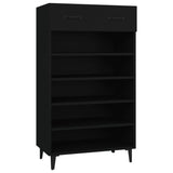 vidaXL Armoire à chaussures Gris béton 60x35x105 cm Bois d'ingénierie