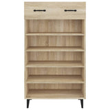 vidaXL Armoire à chaussures Gris béton 60x35x105 cm Bois d'ingénierie
