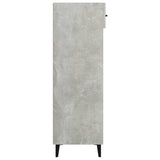 vidaXL Armoire à chaussures Gris béton 60x35x105 cm Bois d'ingénierie