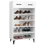 vidaXL Armoire à chaussures Gris béton 60x35x105 cm Bois d'ingénierie