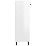vidaXL Armoire à chaussures Gris béton 60x35x105 cm Bois d'ingénierie