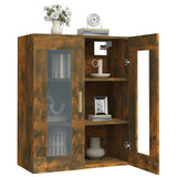 vidaXL Armoire murale suspendue Noir 69,5x34x90 cm