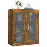 vidaXL Armoire murale suspendue Noir 69,5x34x90 cm