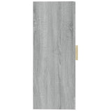 vidaXL Armoire murale suspendue Noir 69,5x34x90 cm