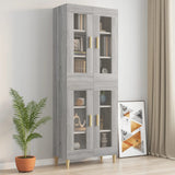 vidaXL Armoire murale suspendue Noir 69,5x34x90 cm